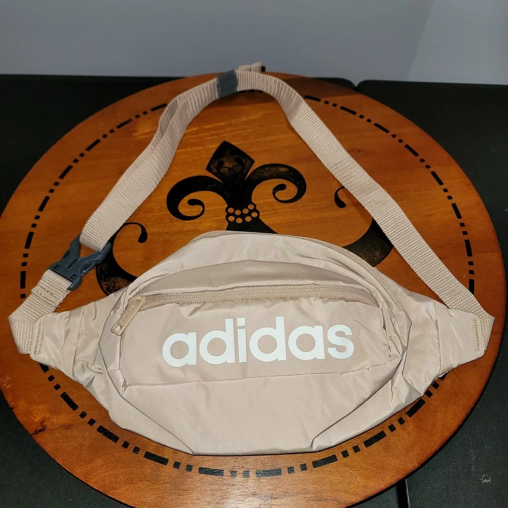 Adidas Core Waist Pack Beige Fanny Pack Crossbody Bag 90288 Recycled Polyester